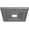 Ekena Millwork Eris Ceiling Medallion (Fits Canopies up to 9 7/8"), 18"W x 18"H x 3 1/2"ID x 1 1/8"P, Platinum CM18ERPLS - alternate 3